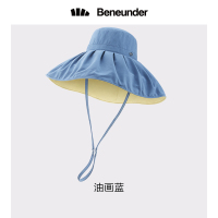 蕉下(BENEUNDER) 穹顶系列贝壳倍护防晒渔夫帽-油画蓝