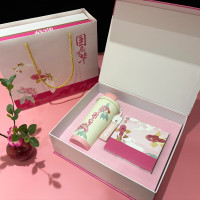 法诺厨三八女神节实用伴手礼盒保温杯礼品 国色芳华套装-7 (彩灯蓝牙音响+咖啡杯+明信片)(起订量:50套)