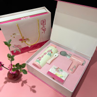 法诺厨三八女神节保温杯 国色芳华套装-6(筋膜枪+咖啡杯+明信片)(起订量:100套)