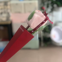 优竹世家 玫瑰花方巾礼盒 38女神情人节公司福利礼品团购 玫瑰方巾(起订量:100份)