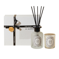 尹谜 纯白契约礼盒200ml无火香薰+120g香薰蜡烛+扩香藤条+手写贺卡