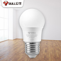 公牛(bull) A103白泡65KE27 3W白光 (12只)