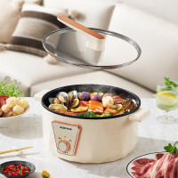 奥克斯(AUX)多功能锅 电火锅专用5L 电热锅电炒锅电热锅不粘锅 AX-5616