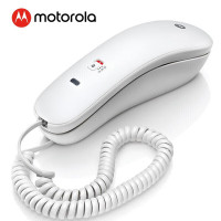 摩托罗拉(Motorola)CT50白色酒店电话机座机固定电话 桌墙两用可壁挂 宾馆电梯小挂机小分机