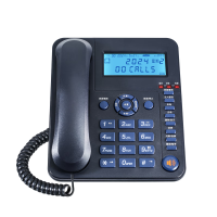 宏视道 HP8008 智能录音电话机32G 固定座机 支持国产操作系统电脑管理 深蓝色*