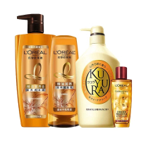 欧莱雅 精油润养个护套装 700ml+400ml+550ml+50ml