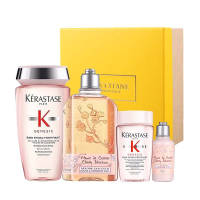 卡诗/欧舒丹 洗沐套装 卡诗洗发水250ml+卡诗洗发水80ml+欧舒丹沐浴露250ml+欧舒丹身体乳35ml*