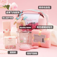 小窝厘 三八女神节礼物伴手礼实用高级感化妆包套装-女神节粉色包-套装02
