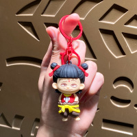 小窝厘 哪吒魔童闹海卡通立体公仔挂件动漫钥匙扣可爱挂饰OPP袋包装 哪吒挂件-哪吒(起订量:5个)