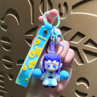 小窝厘 哪吒魔童闹海卡通立体公仔挂件动漫钥匙扣可爱挂饰OPP袋包装 哪吒三代-敖丙(双锤)(起订量:5个)