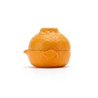 万仟堂 大吉大利 快客杯 01橘黄釉