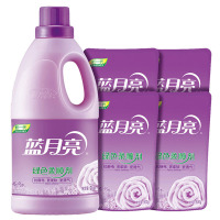 蓝月亮 衣物柔顺精选薰衣草 绿色柔顺剂2kg+500g袋*4