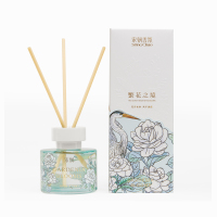 宋朝 繁花之境系列无火香薰120ml 栀子花开(无火香薰*1+扩香棒*6)