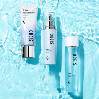 欧贝斯 男士水平衡密集补水三件套(夏令装)110g洁面乳+130ml柔肤液+100ml乳液