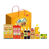 鲁花 吉庆有余礼盒C 2534ml+ 1808g粮油调味礼盒企业员工团购福利伴手礼