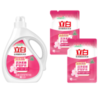 立白 全效馨香洗衣液组合装2.018kg (1.018kg*1瓶+500g袋*2)