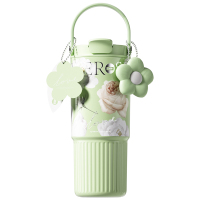 世大家 莫奈花园便携保温杯750ml绿野觅影(316绿)-含肩带