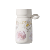 世大家 西兰花随享保温杯350ml菱花白(白)