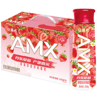 伊利 安慕希AMX丹东草莓奶昔风味酸奶 230g*10瓶 /箱