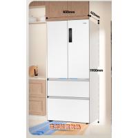 海尔(Haier)503升全空间保鲜零距离自由嵌入法式多门变频家电 BCD-503WGHFD14GYU1(白)