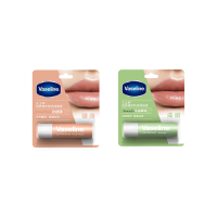 凡士林(VASELINE) 修护润唇膏3.5g*2支装(白桃,牛油果)