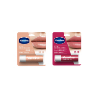 凡士林(VASELINE) 修护润唇膏3.5g*2支装(白桃,玫瑰)