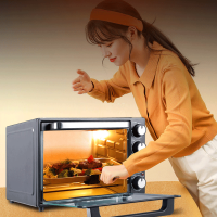 格兰仕(Galanz)电烤箱 42升 超大容量 上下独立控温复古高颜值烤箱 三级能效 TQH-42B*