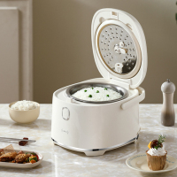 亚摩斯(Amos)钛釜无涂层电饭煲压力纯钛比家用不锈钢内胆好3升多功能粥汤3-4人老人可用低糖电饭锅AS-FB309T