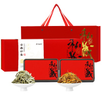 茶馬世家 云南印象白茶金针礼盒 120g(大金针60g+ 白毫银针60g)