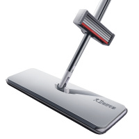 大卫 免手洗平板拖把加厚三层P12- 2冰峰白(1杆)