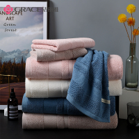洁丽雅 (grace) 鲁道夫抗菌纯棉毛巾浴巾组合w0264+w0159浴巾40*70cm+毛巾76*34cm 颜色随机