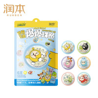 润本 (RUNBEN) 蛋仔派对精油爆珠贴 18贴/袋*