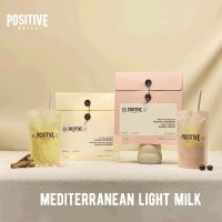 POSITIVE HOTEL 地中海轻乳茶(玫瑰普洱乳茶*7袋)*2盒+(燕麦牛乳粉*7袋)*2盒#