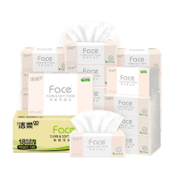 洁柔 Face粉软抽三层120抽 自然无香抽纸PR307-18E 18包*1箱