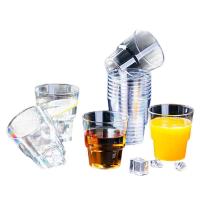 芳草地 一次性杯子 加厚水晶硬塑杯3G5443 145ml*60只