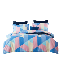 梦洁家纺 时尚抗菌磨毛四件套.嘉当几何 200*230cm