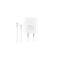 华为(HUAWEI)冰糖全能充电器(SuperCharge Max 40W) 白色 [此产品10件以上起拍]