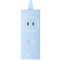 倍思(BASEUS) 灵傲系列 插线板3AC+1U+2C 20W Lite 1.5m电源线 中规 星海蓝