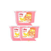 立白浓缩香柔倍净洗衣凝珠34颗盒装(橙花小苍兰)272g*3