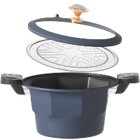 康宁(CORNING) 威尔蓝微压蒸汤锅26cm