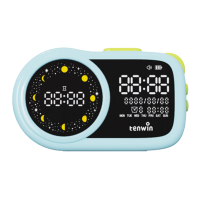 天文(Ten Win) 迷你世界多功能闹钟M1201蓝色