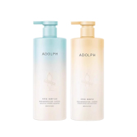 阿道夫(ADOLPH)天然香植物洗护套装400ml 控油洗发水+400ml芯韧柔护发素+赠2中样6小样(赠品香型随机发)