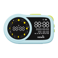 天文(Ten Win) 迷你世界多功能闹钟M1201 蓝色