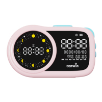 天文(Ten Win) 迷你世界多功能闹钟M1201 粉色