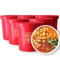 谈小爱红桶酸辣粉6桶装方便速食