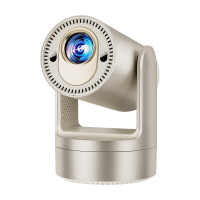 圣伦西尼M3 户外投影仪 锂电池款便携式投影仪 家用投影机高清无线wifi办公教学 浅黄色