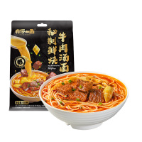 有你一面(YOU NI YI MIAN) 秘制鲜烧牛肉汤面420g*3袋+赠手工日晒面*1包