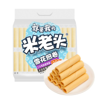 米老头(UNCLE POP) 雪花煎卷蛋卷 300g*2包(椰子味)