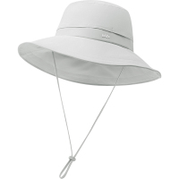 蕉下女士透气渔夫防晒帽AS713浅炭灰