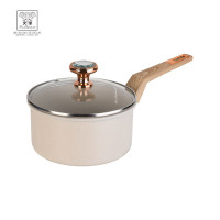 火象 白宝石厨具两件套装HXG-DZ002 米白色 (奶锅18cm+煎锅20cm)